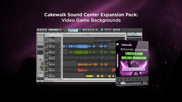 скриншот CWSC - Cakewalk Expansion Pack - Video Game Sound Designer Backgrounds 0