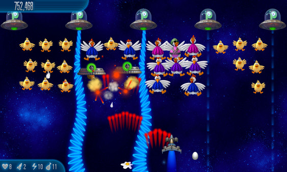 Chicken Invaders 5 — скриншот