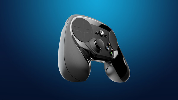Steam Controller is a gamepad controller that lets you play Steam games on your TV.