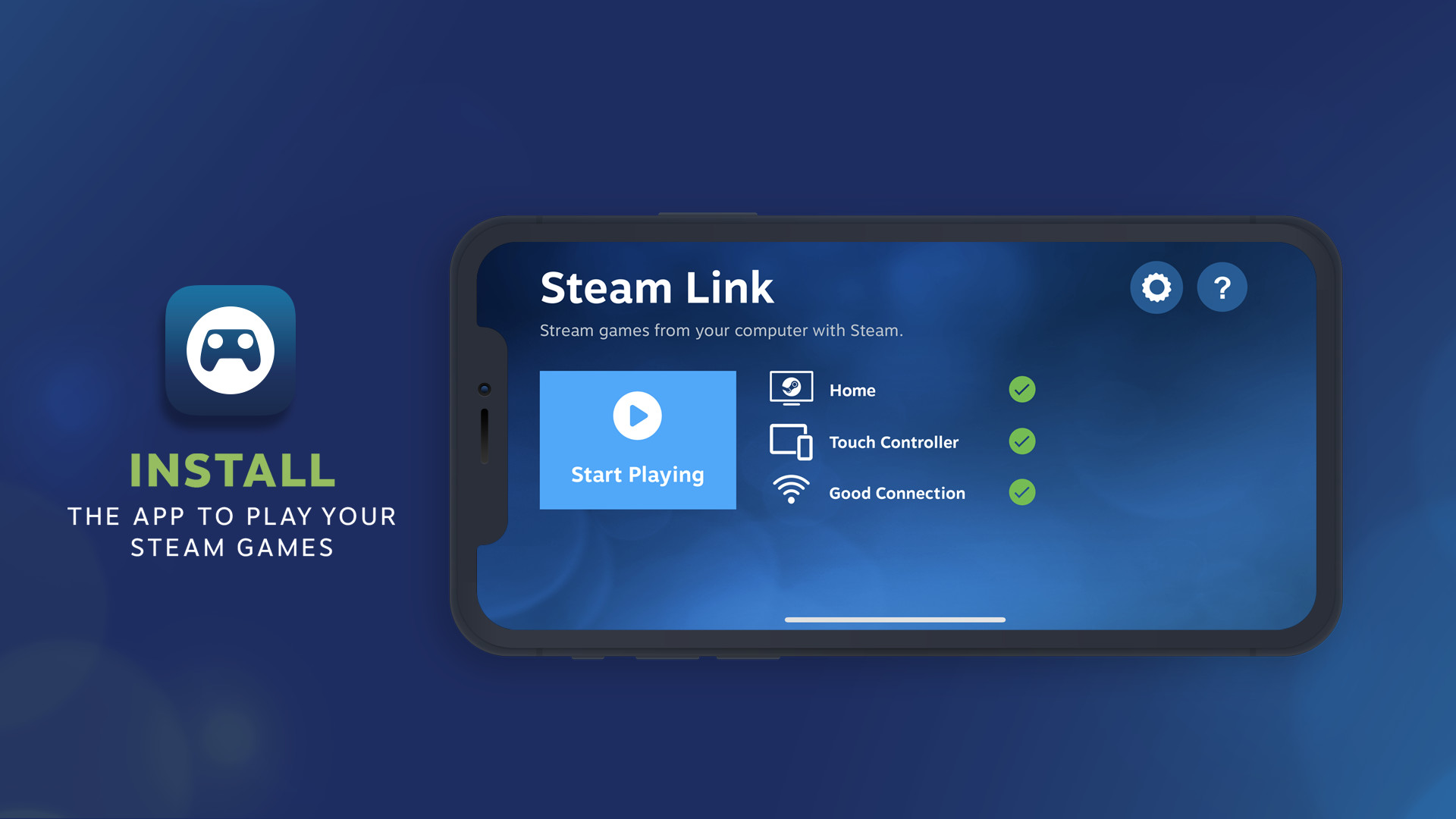 Steam link on sale vr android