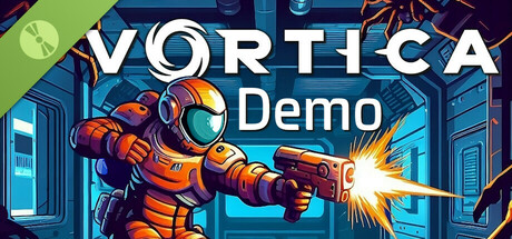 Steam header art for Vortica Demo