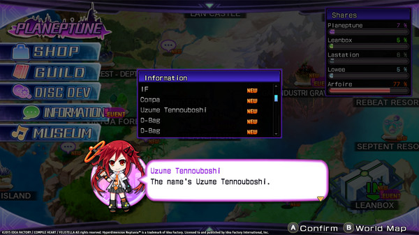 скриншот Hyperdimension Neptunia Re;Birth2 Uzume Battle Entry 0
