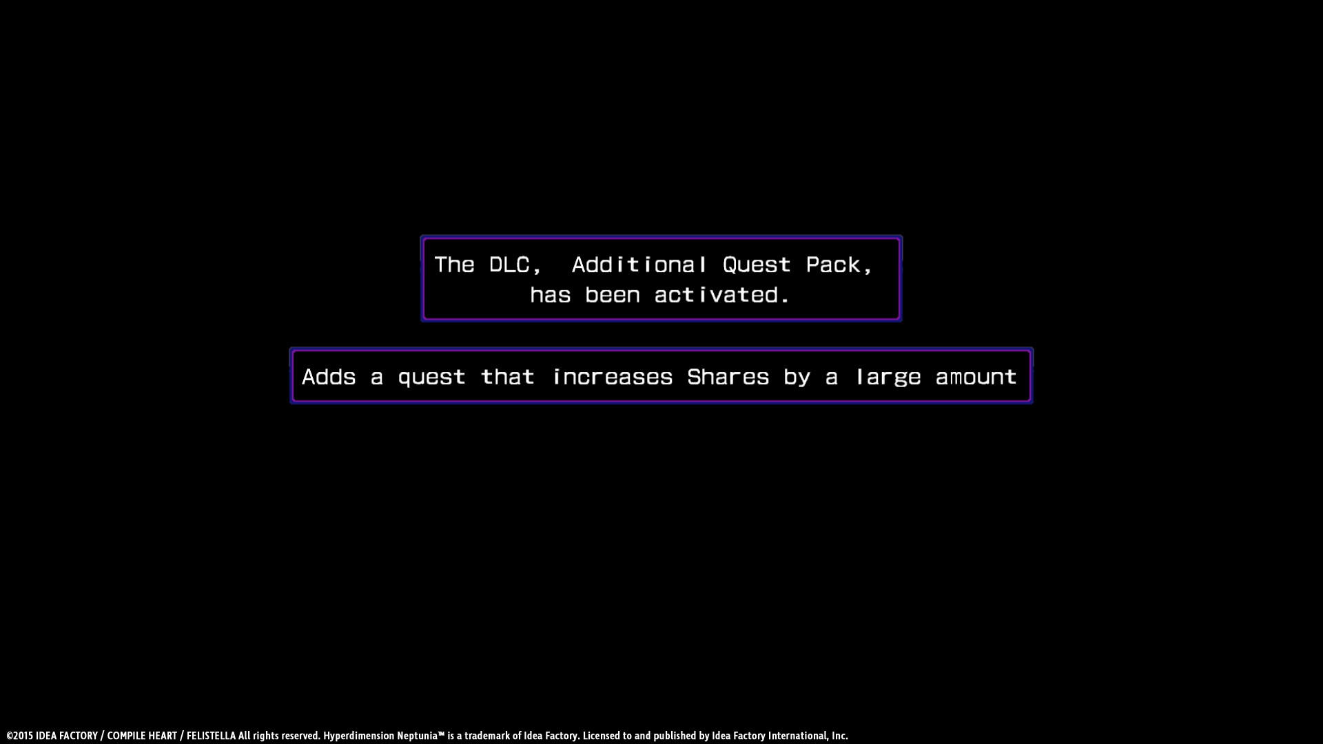 Hyperdimension Neptunia Re;Birth2 Shares Quests Featured Screenshot #1