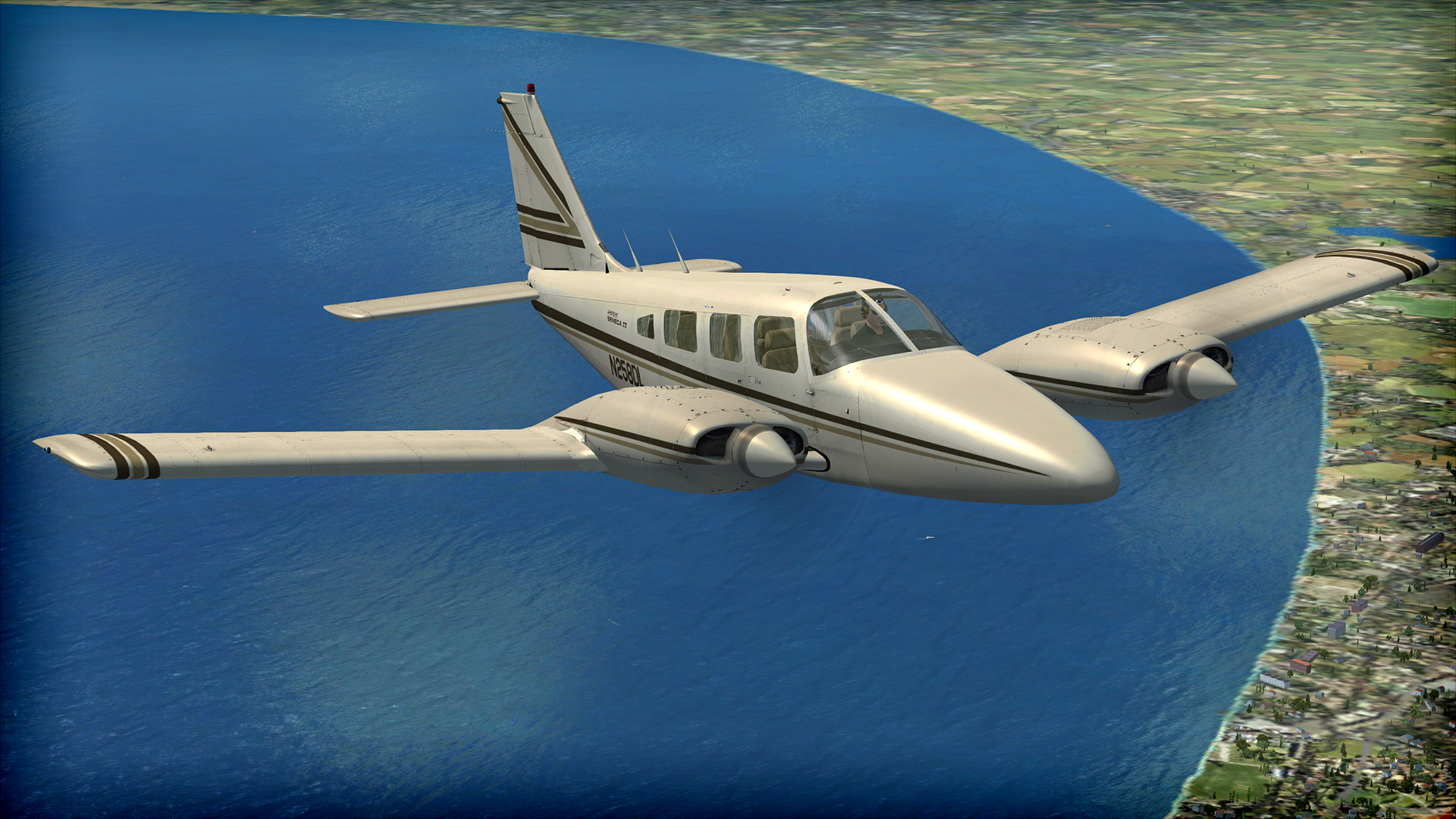 FSX: Steam Edition - Piper PA-34-200T Seneca II Add-On Featured Screenshot #1