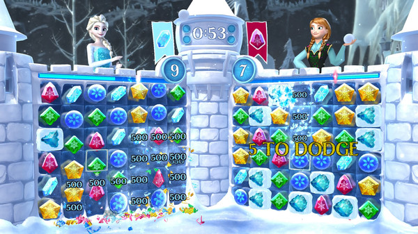 Frozen Free Fall: Snowball Fight capture d'écran