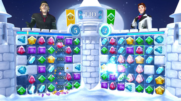 скриншот Frozen Free Fall: Snowball Fight 2