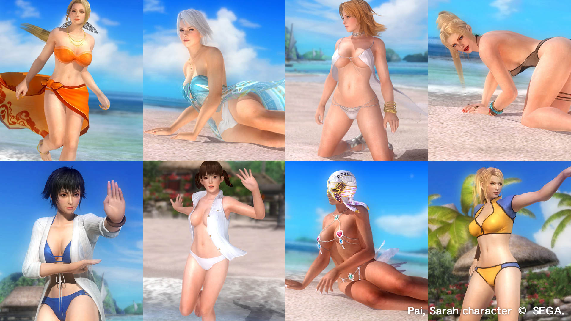 Tropical Paradise Costume & Movie Set #6