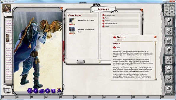 скриншот Fantasy Grounds - D&D Druid Class Pack 0