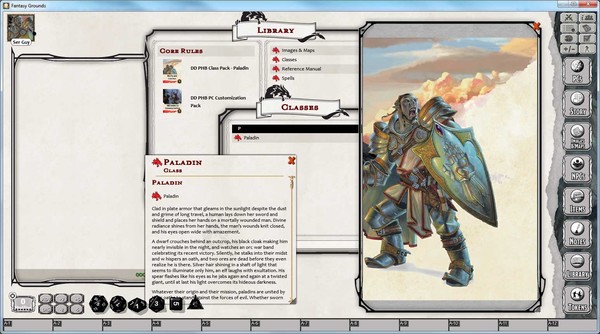 скриншот Fantasy Grounds - D&D Paladin Class Pack 0