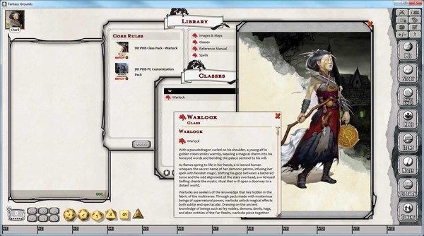 скриншот Fantasy Grounds - D&D Warlock Class Pack 0