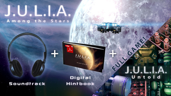 скриншот J.U.L.I.A.:Among the Stars - Soundtrack, Hintbook, Untold 0