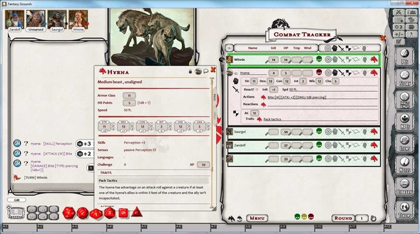 скриншот Fantasy Grounds - D&D Monster Pack - Beasts 0