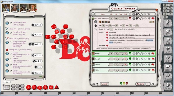 скриншот Fantasy Grounds - D&D Monster Pack - Dragons 0