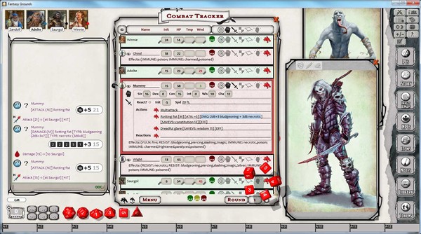 скриншот Fantasy Grounds - D&D Monster Pack - Undead 0