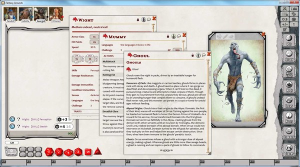 скриншот Fantasy Grounds - D&D Monster Pack - Undead 2