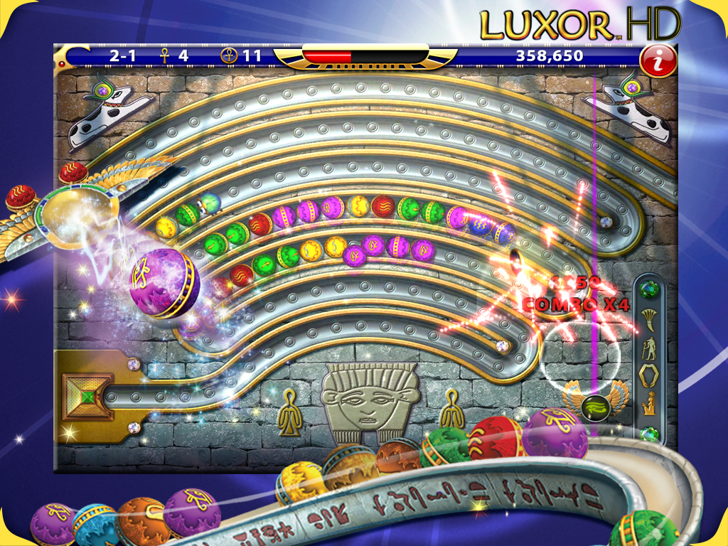 Luxor HD > iPad, iPhone, Android, Mac & PC Game