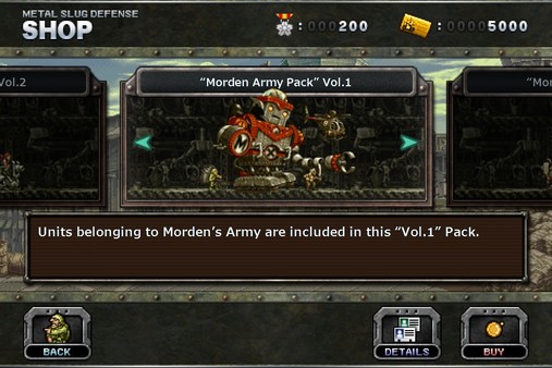 METAL SLUG DEFENSE - “Morden Army Pack” Vol.1 for steam METAL SLUG DEFENSE - “Morden Army Pack” Vol.1 for steam