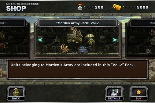 METAL SLUG DEFENSE - “Morden Army Pack” Vol.2 for steam METAL SLUG DEFENSE - “Morden Army Pack” Vol.2 for steam