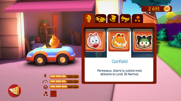 Garfield Kart скриншот