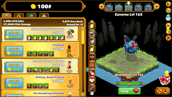 Clicker Heroes screenshot