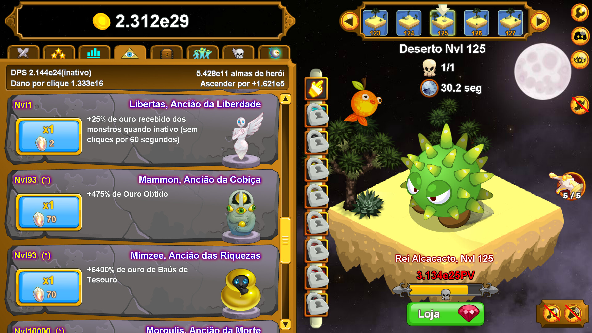 Purmoon ○: Jogo: Clicker Heroes