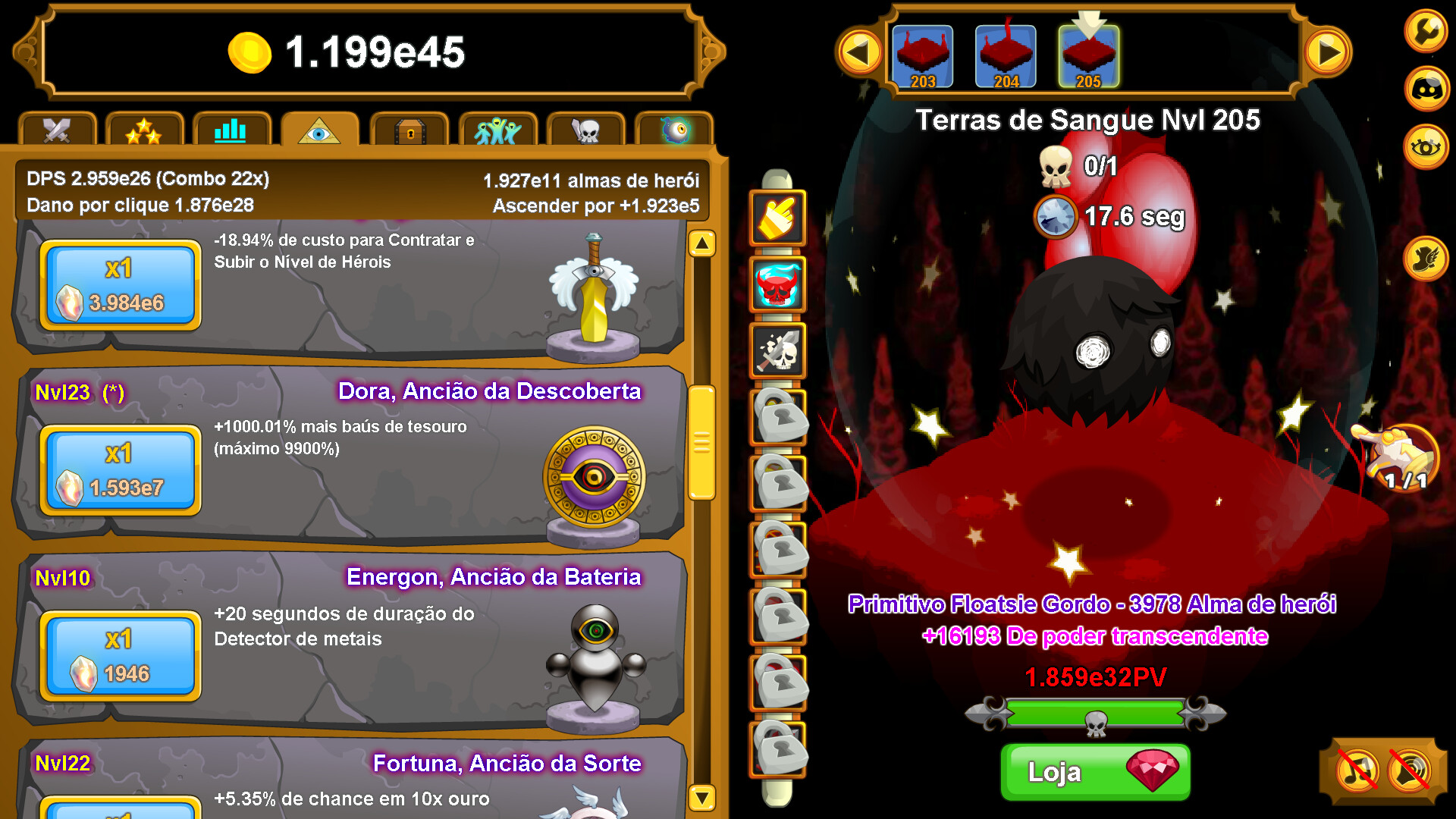 Purmoon ○: Jogo: Clicker Heroes