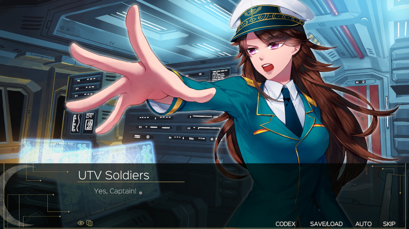 Sierra Ops - Space Strategy Visual Novel Resimleri 