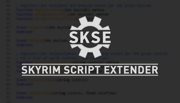 how to install skyrim script extender steam
