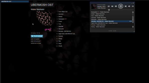UBERMOSH: Original Soundtrack for steam UBERMOSH: Original Soundtrack for steam