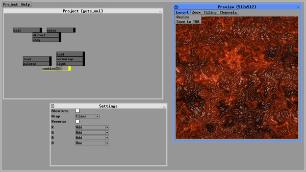 скриншот Zeuxis : procedural texture generator 1