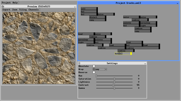 скриншот Zeuxis : procedural texture generator 0