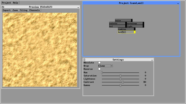 скриншот Zeuxis : procedural texture generator 3