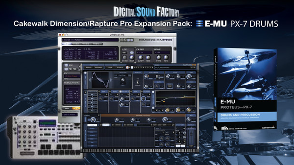скриншот Digital Sound Factory - E-MU PX 7 Drums 0