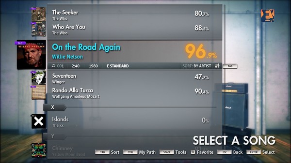 Rocksmith® 2014 – Willie Nelson - “On the Road Again”