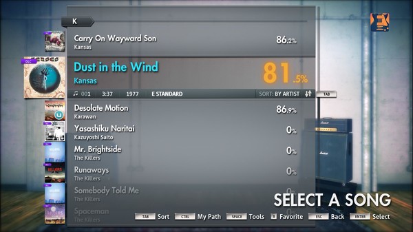 Rocksmith® 2014 – Kansas - “Dust In the Wind” for steam