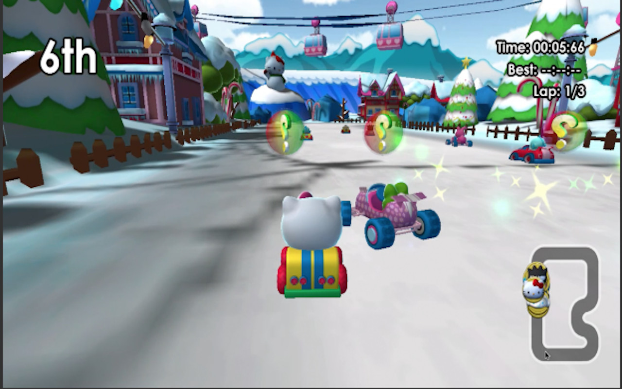 Hello Kitty and Sanrio Friends Racing no Steam