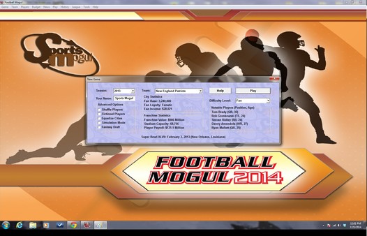 скриншот Football Mogul 2014 3
