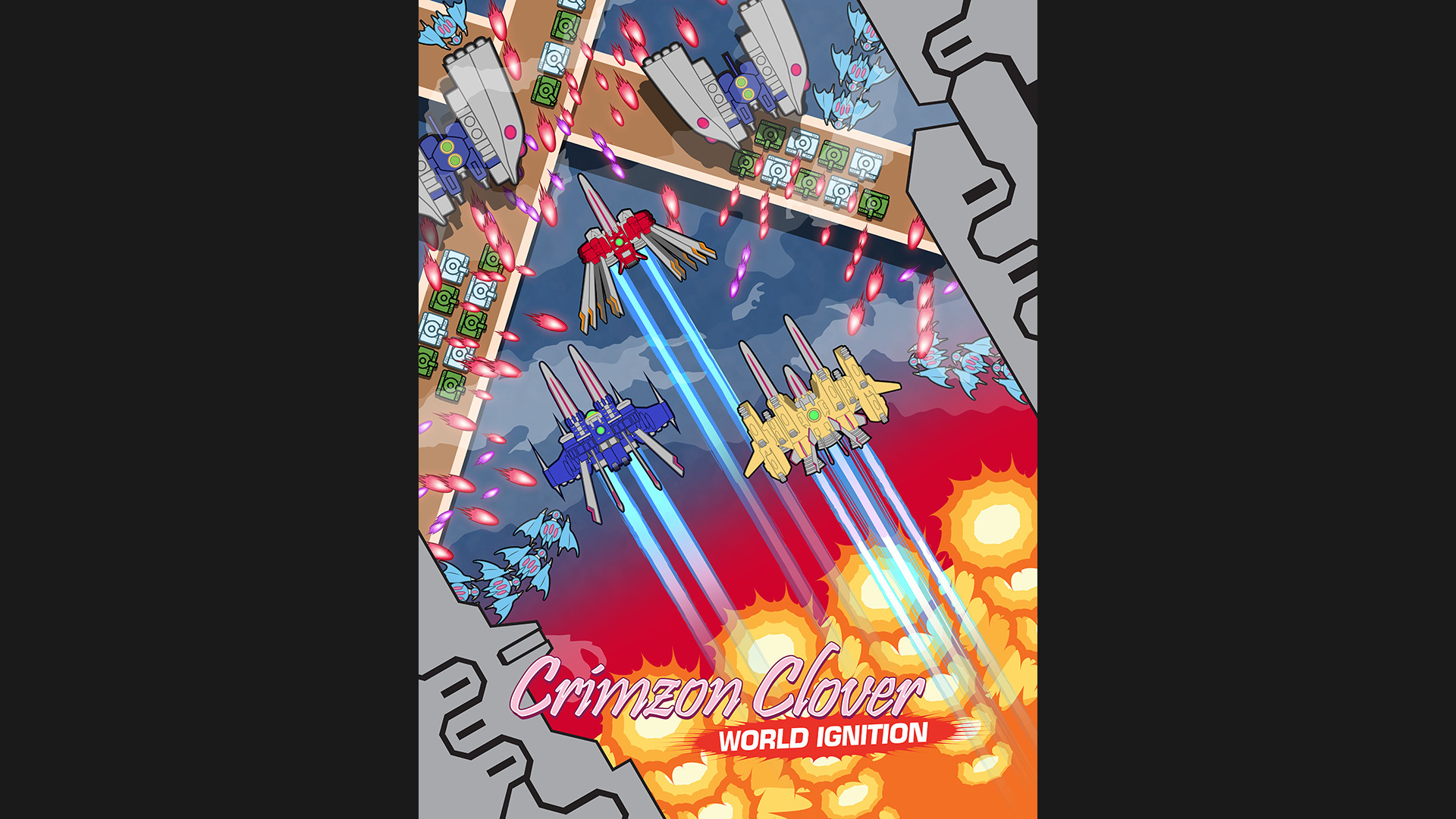 Crimzon Clover WORLD IGNITION - Arcade Poster Pack screenshot screenshot 1