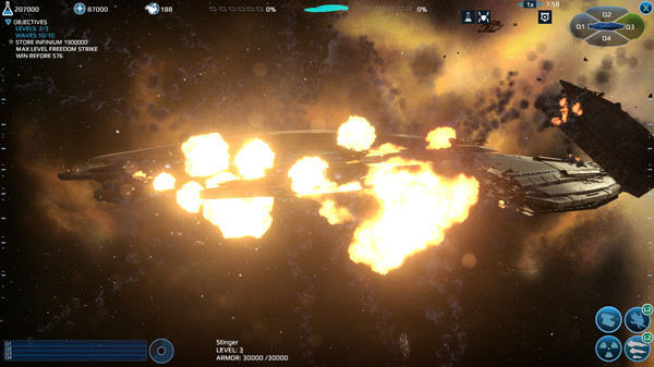 скриншот Infinium Strike 3