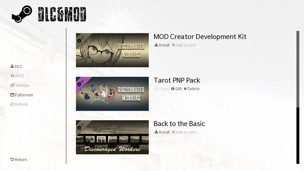 скриншот Discouraged Workers - Tarot PNP Pack 0