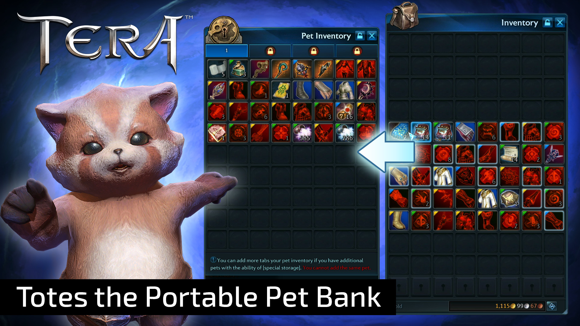 TERA: Totes the Portable Pet Bank Featured Screenshot #1