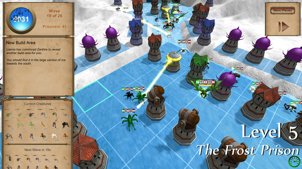 Alarameth TD™ game for Linux 1