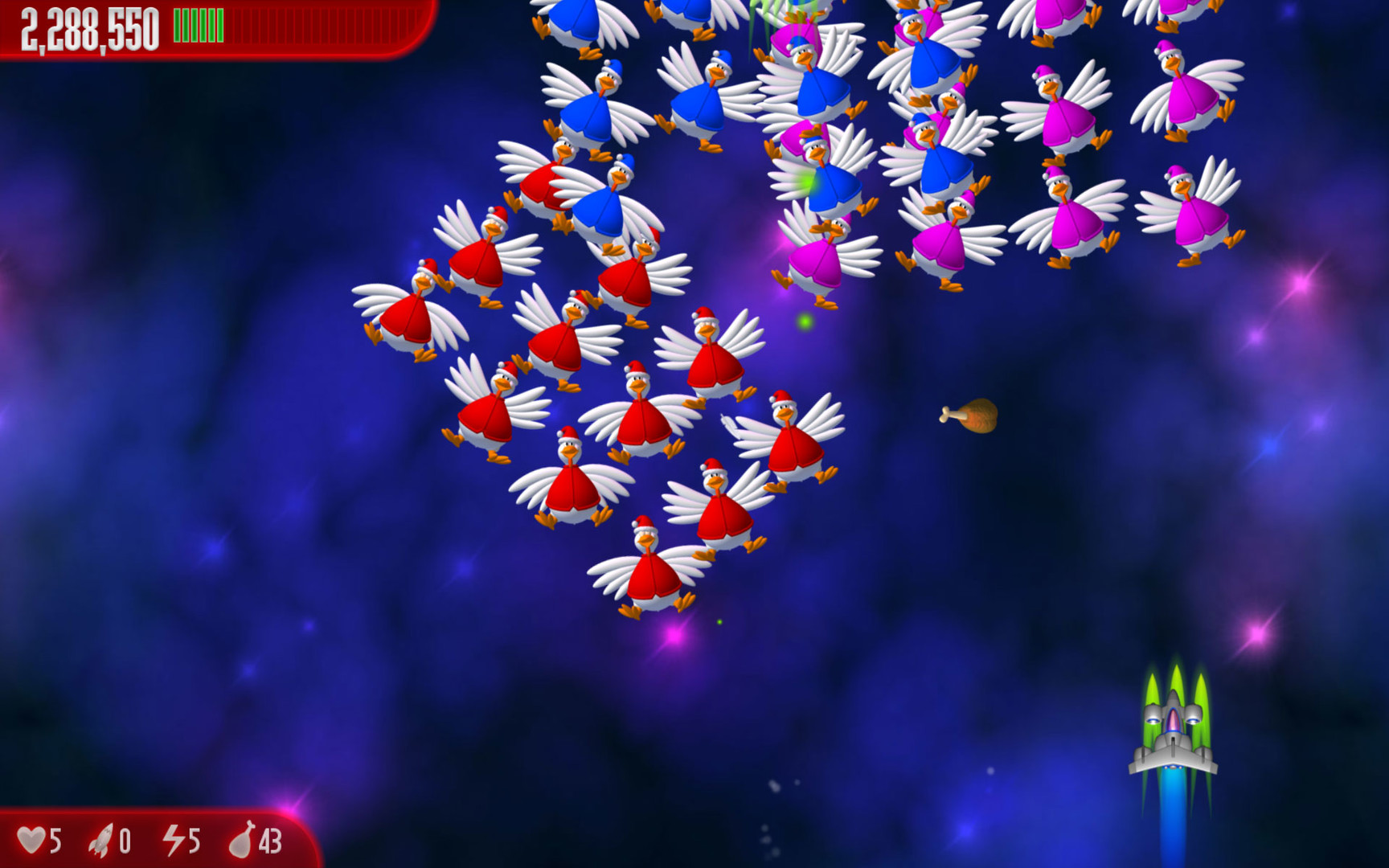 Chicken Invaders 3 - Christmas Edition screenshot screenshot 3
