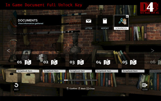 скриншот D4: In Game Document Full Unlock Key 1