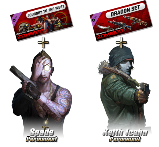 Counter-Strike Nexon: Zombies &#8211; Dragon Set + Permanent Character