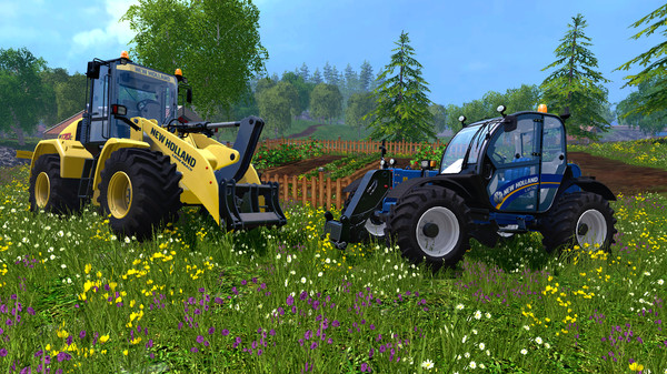 скриншот Farming Simulator 15 - New Holland Loader Pack 1