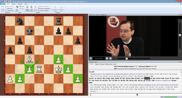 скриншот Fritz 14: Master Class Volume 1, Bobby Fischer 1