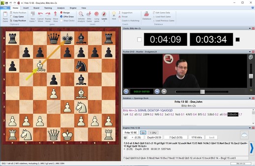 скриншот Fritz 14: Master Class Volume 1, Bobby Fischer 5