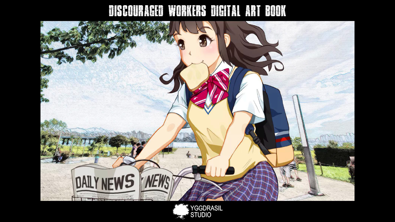 Discouraged Workers - Digital Art Book PC gameplay screenshot 1 of 5