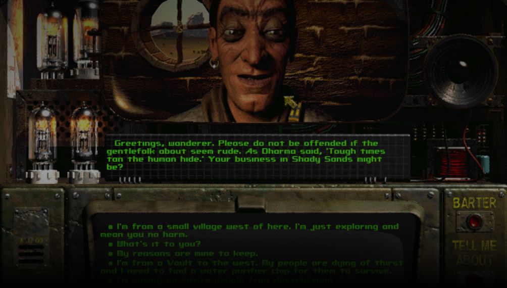 Fallout: A Post Nuclear Role Playing Game - Imagem de Fundo do Jogo